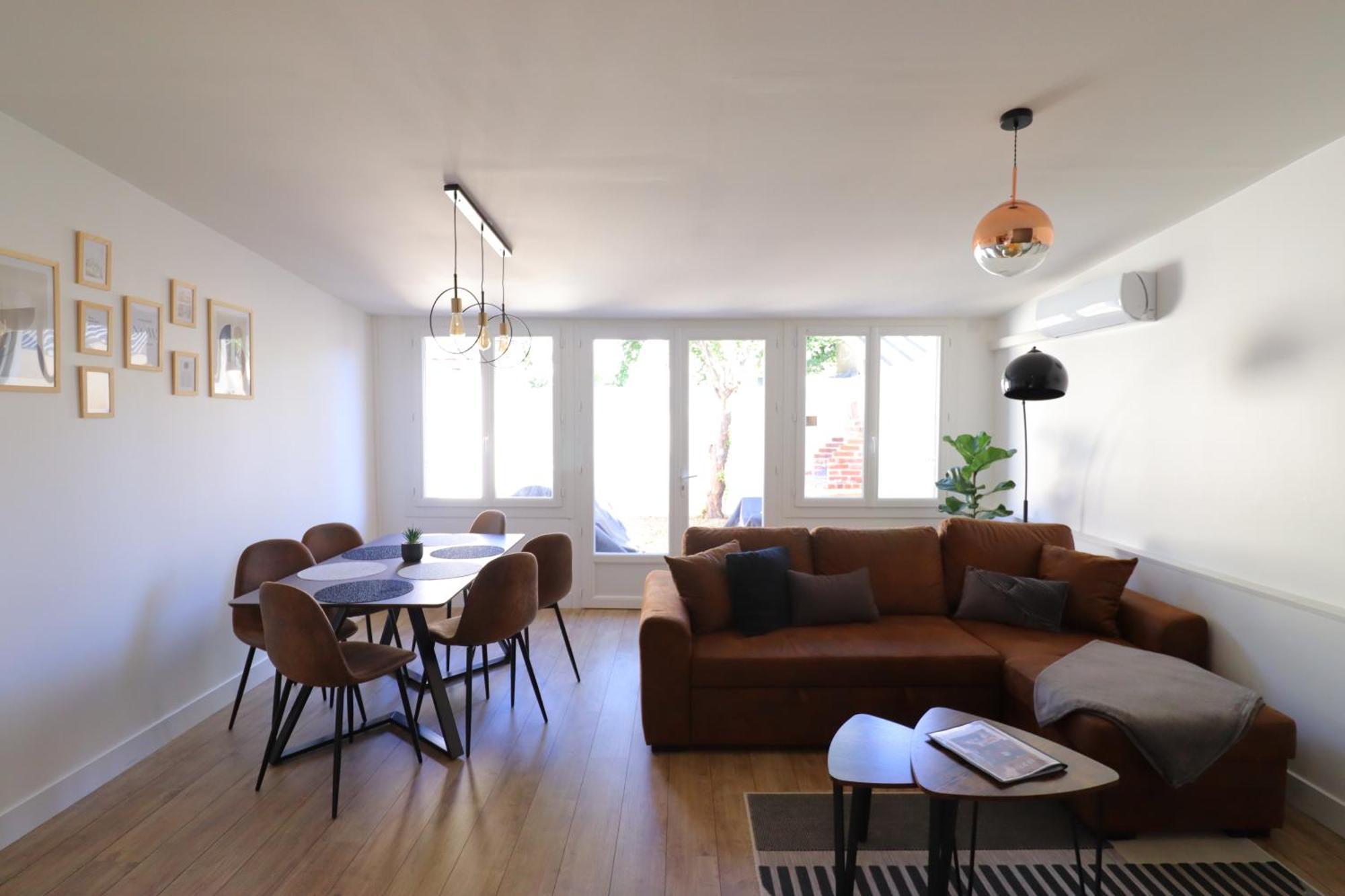 Le Patio - Spacieux T3 Avec Climatisation Et Jardin Privatif Бержерак Экстерьер фото