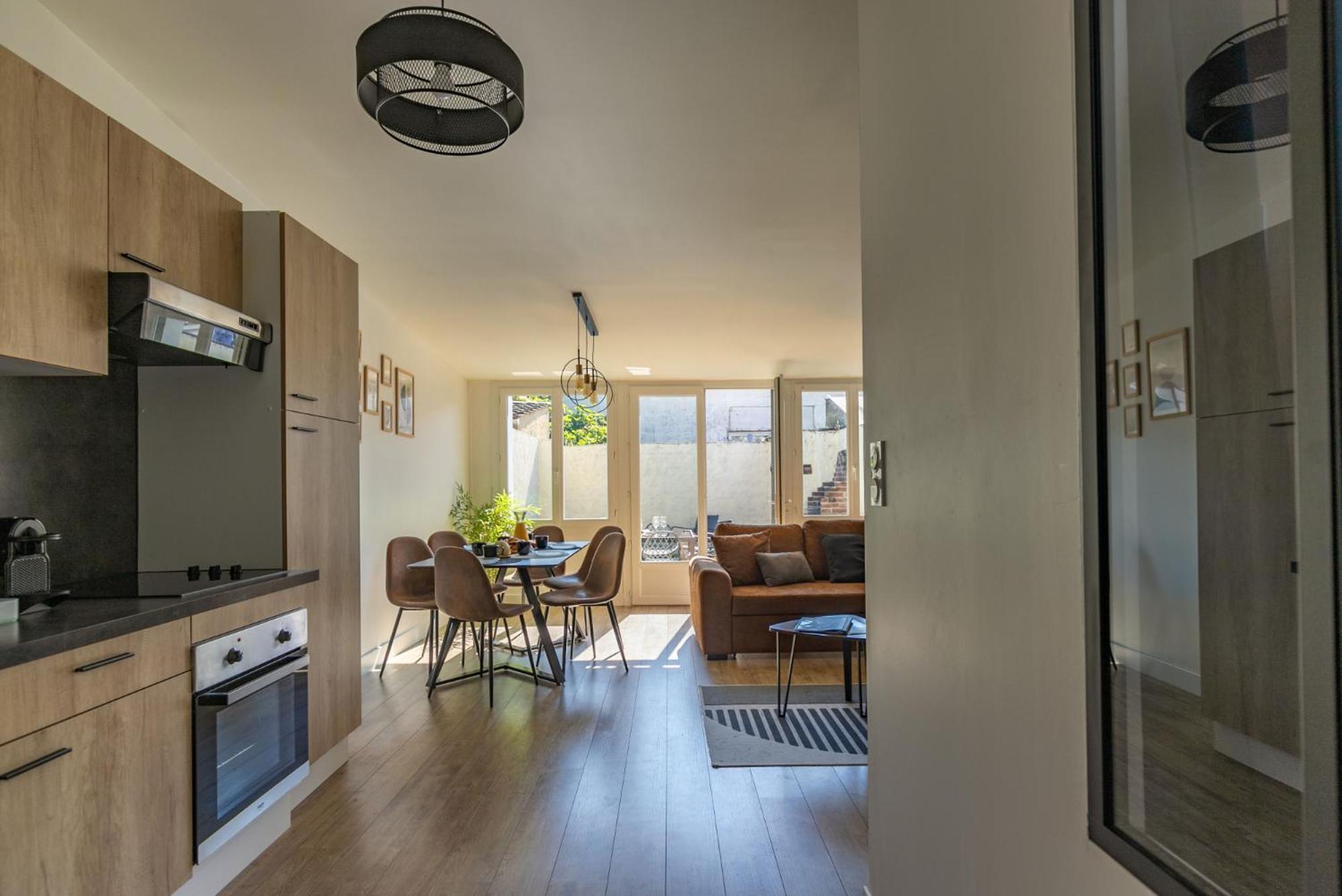 Le Patio - Spacieux T3 Avec Climatisation Et Jardin Privatif Бержерак Экстерьер фото